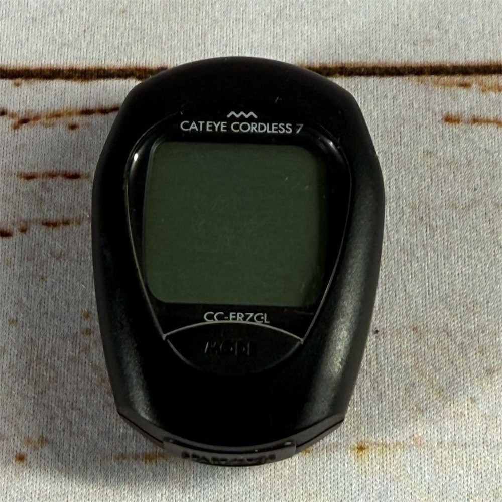 Cateye Wireless Bike Computer Speedometer Black Cycling Accessory Used